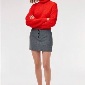 LITTLE MOON BY Aritzia Plaid Skirt Size 10